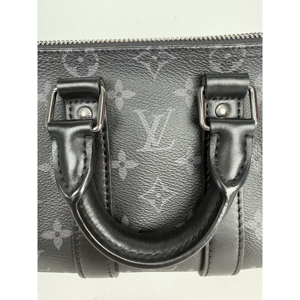 Louis Vuitton Keepall Bandouliere 25 Monogram Eclipse Reverse Coated Canvas F2 - Picture 8 of 16